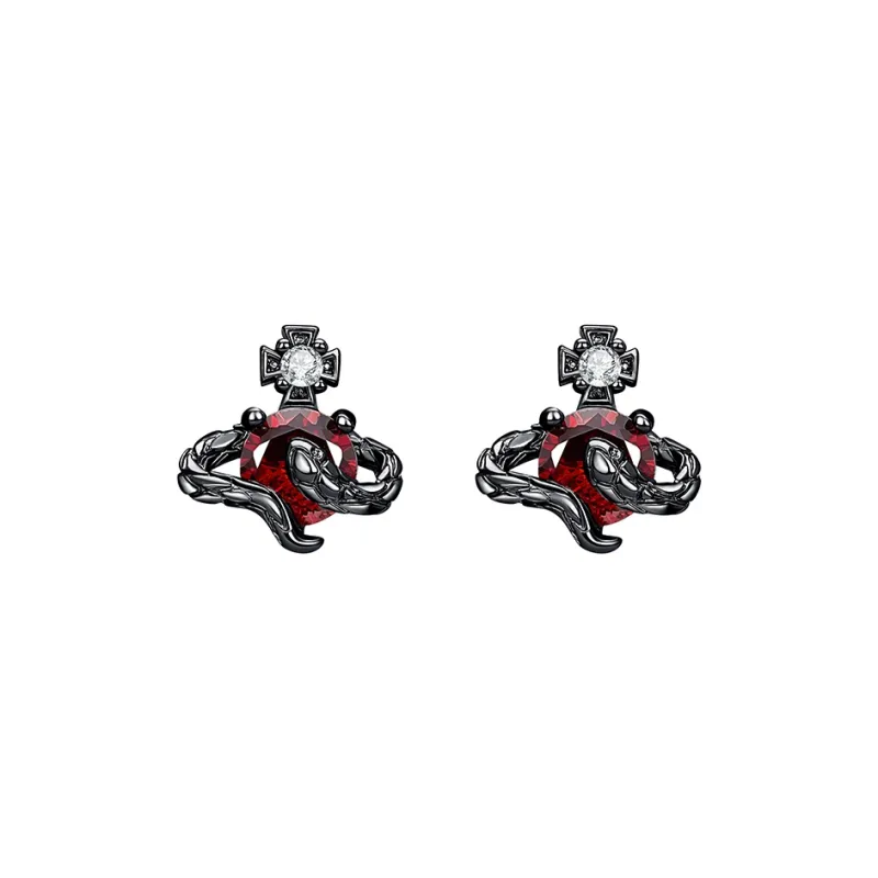 Lady Go Titanium Steel Alloy Stud Earrings Women's-23