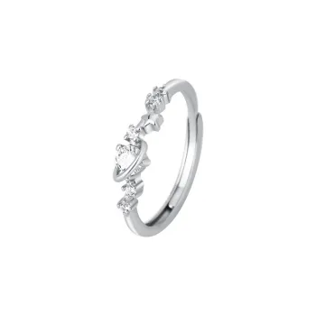 PHOENIXSILY 999 Fine Silver Rings Women's