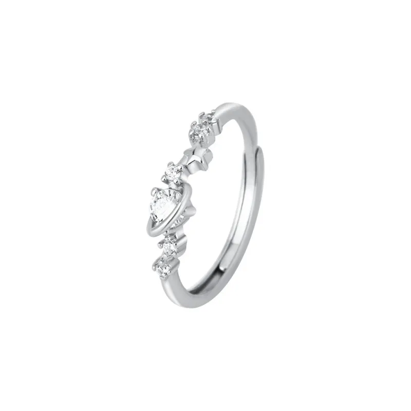 PHOENIXSILY 999 Fine Silver Rings Women's-0
