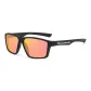 Black Frame with Gradient Red to Yellow Lens