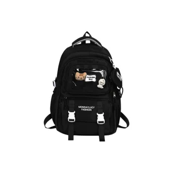 H YXIANG Composite Cloth Backpack Unisex Multicolor