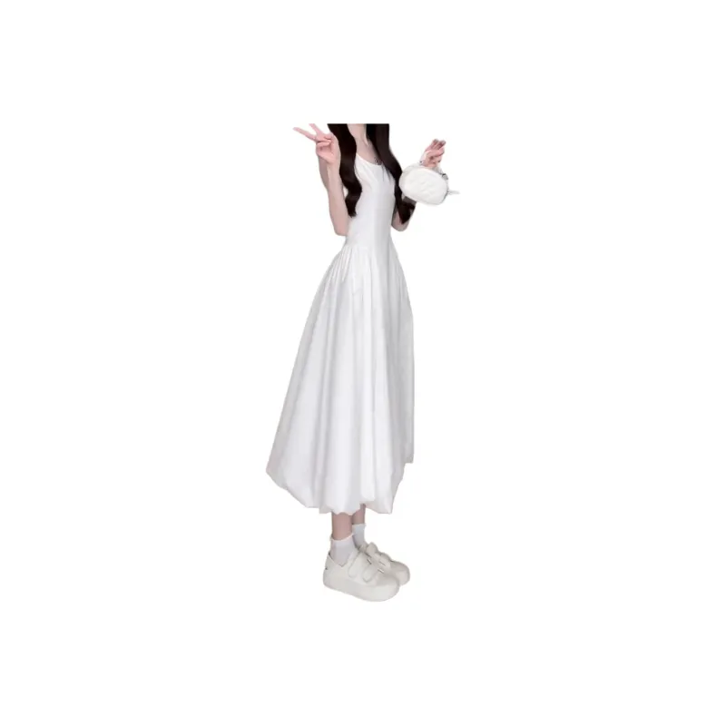 Dior Beauty Slip Dresses Women's White-1