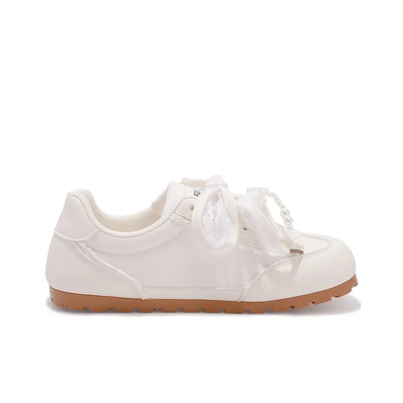 Slip Resistant, Breathable, Lightweight Low Top Essential Casual Shoes For Life Women's Beige Classic Tone-6