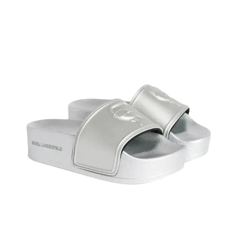 KARL LAGERFELD / Karl Lagerfeld Jeans Kondo 2.0 Slides Women's-2