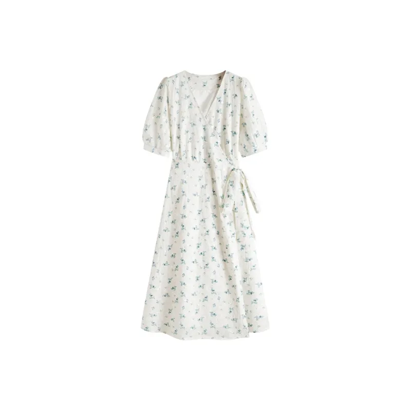 Mu Xiao Xin Short Sleeved Dress Women's-0
