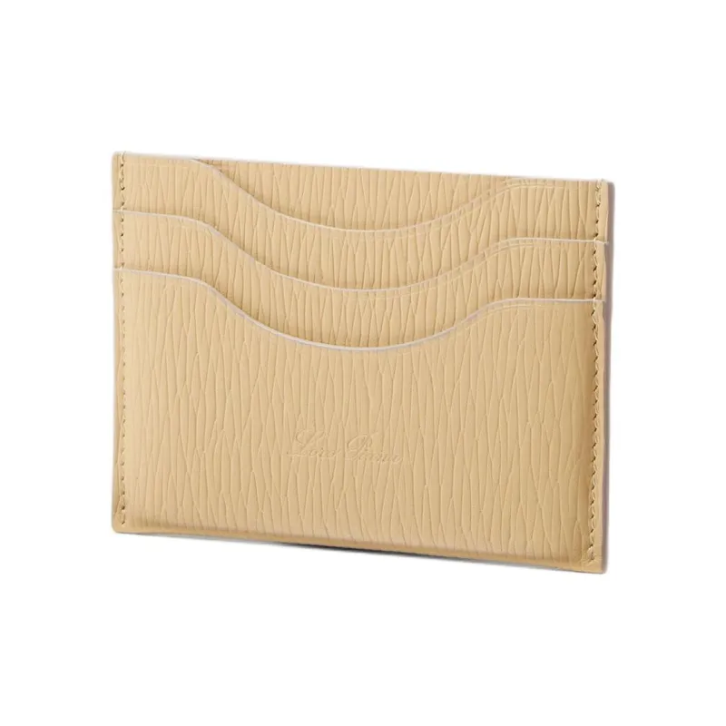 Loro Piana Extra Calfskin Card Holder Women's Chantilly Cream-1