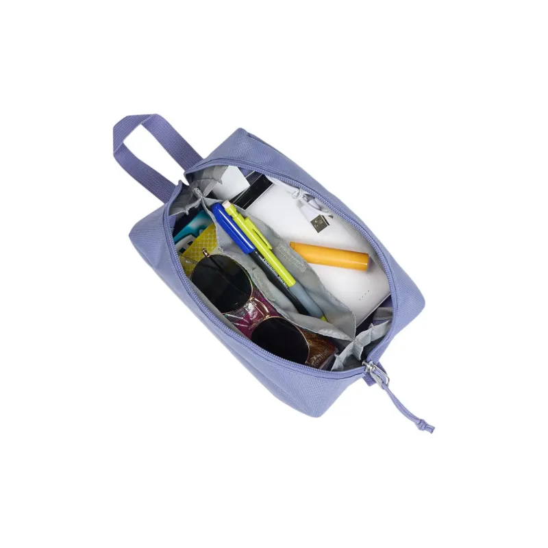 JanSport Recycled Polyester Clutch Unisex Blue Purple-4