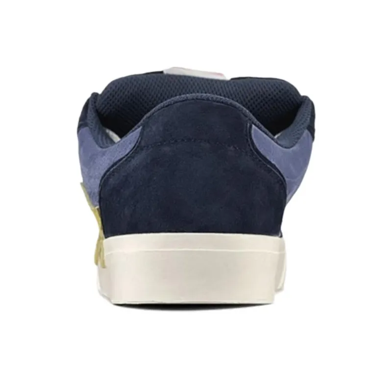 FOMOCE Slip Resistant, Lightweight, Breathable, Height Increasing Low Top Skateboard Shoes Women's Navy Blue-3