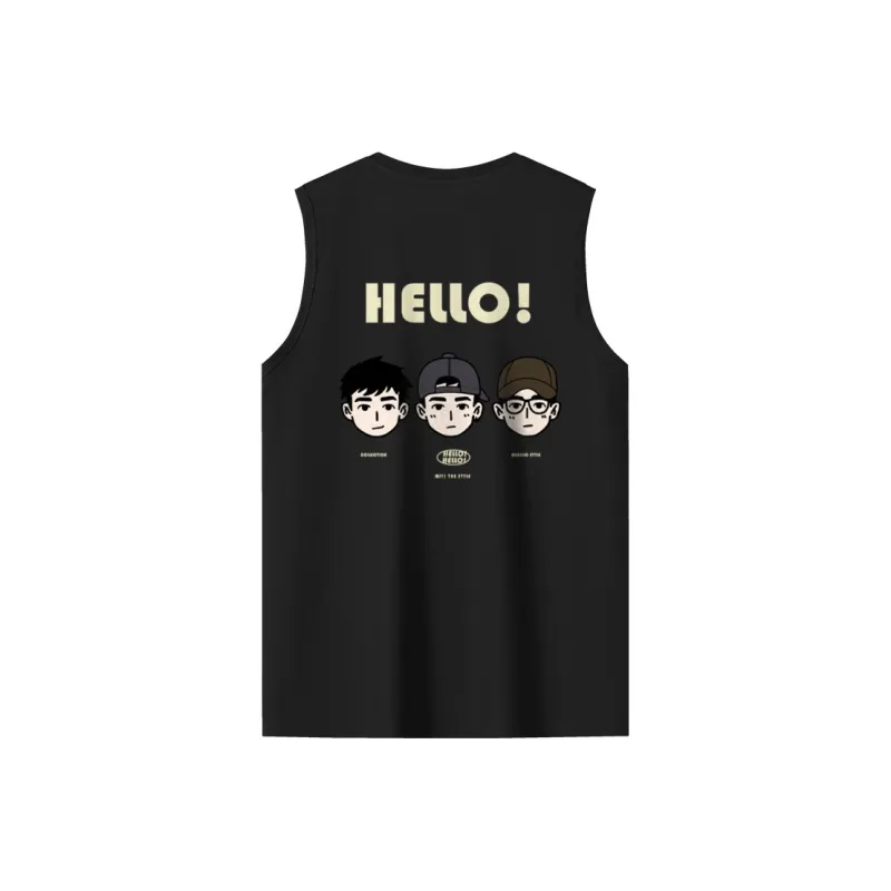 Cotton Gene Tank Tops Unisex-4