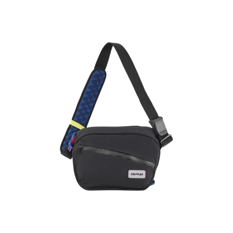 CRUMPLER Canvas Bag, Messenger Bag, Crossbody Bag Medium Size Unisex Red/Black/Night Sky-1