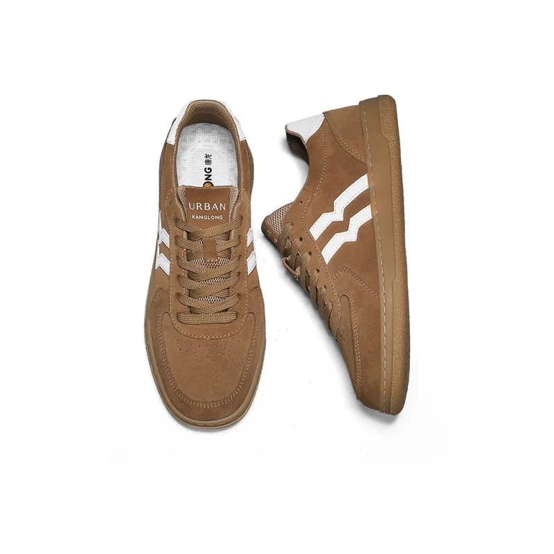 KANGLONG Abrasion Resistant Lightweight Breathable Height Increasing Low Top Skateboard Shoes Unisex-5