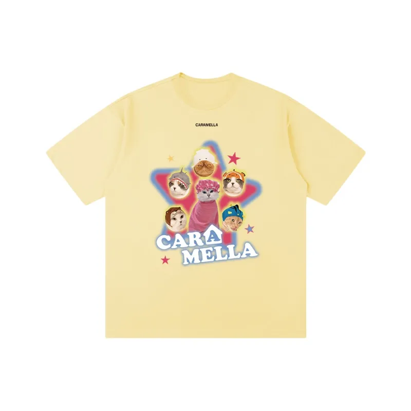 Caramella Drop Shoulder Sleeve T Shirt Women's-10