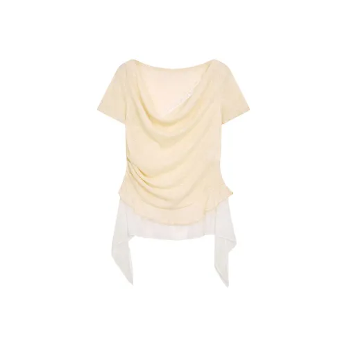 ELF SACK T Shirts Women's Creamy Apricot