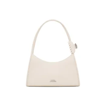 MARC JACOBS Leather Shoulder Bag Women's Cotton White