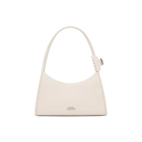 MARC JACOBS Leather Shoulder Bag Women's Cotton White