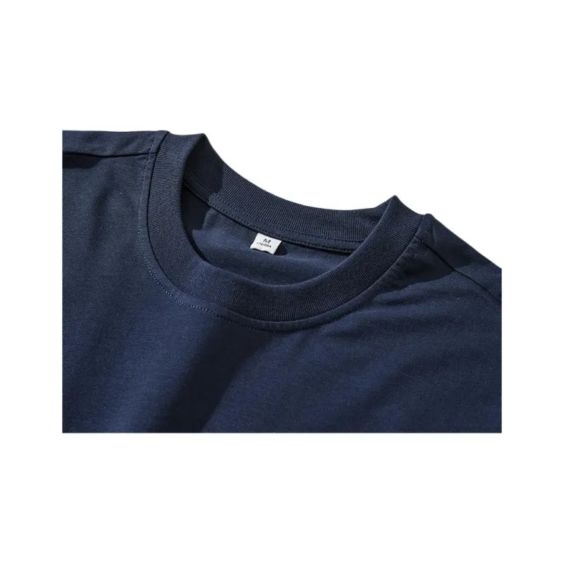 Go it alone T Shirts Unisex Navy Blue-5