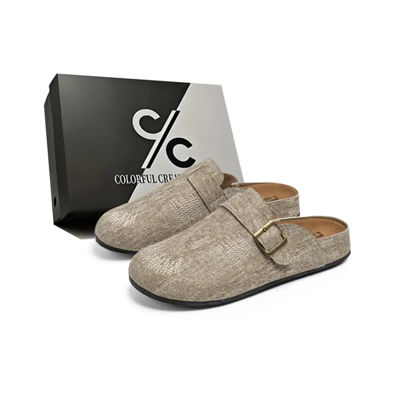 Colorful Creations EVA Stitching Quiet Odor Resistant Abrasion Resistant Slip Resistant Closed Toe Slippers Men's-12