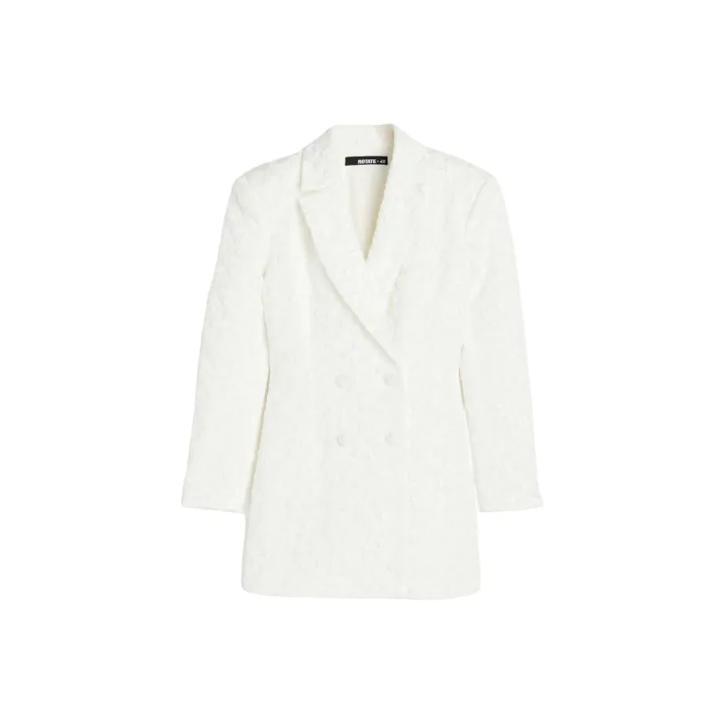 Rotate H&M Flower Blazer Dress Snow White-0