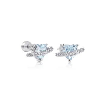 KwOnline Titanium Steel Stud Earrings Women's