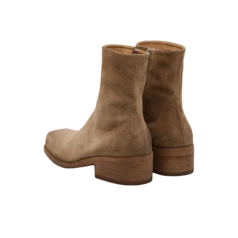 Marsèll Cassello Square Toe Ankle Boots-2