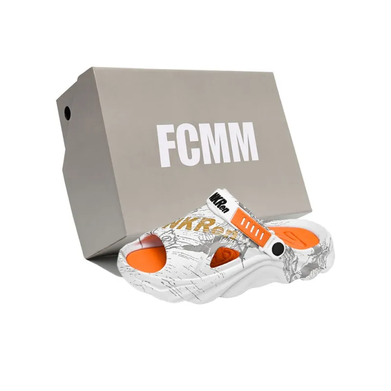 FCMM Beach Sandals Men Khaki/Black/White-12
