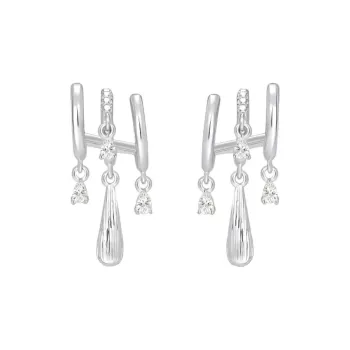 SHINE 925 Sterling Silver Earrings Women's