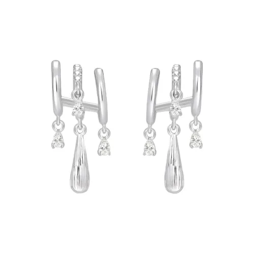 SHINE 925 Sterling Silver Earrings Women's