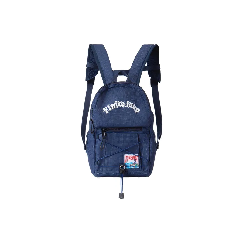 QRST Polyester Backpack Unisex Gray/Pink-38