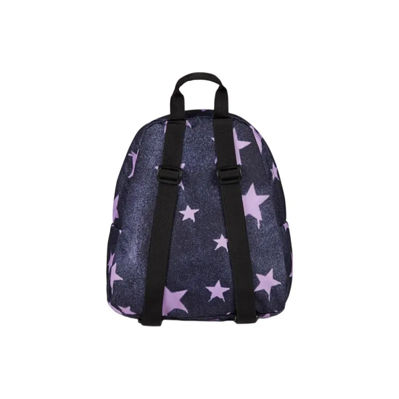 JanSport Zip Closure Backpack Mini Women's Dark Blue & Pink-2