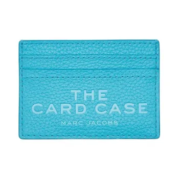 MARC JACOBS Grain Leather Card Holder Women's Blue