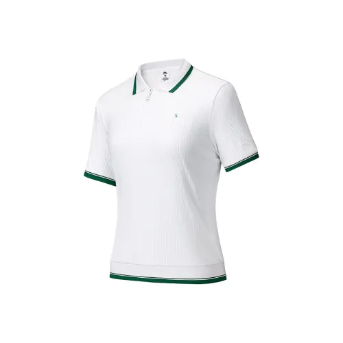 Anta Life Collection Polo Shirt Women's Snowflake White