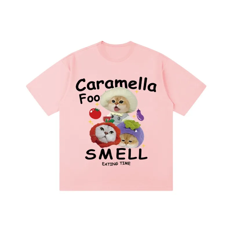 Caramella Drop Shoulder Sleeve T Shirt Women's-4