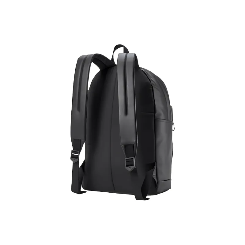 PUMA Adriana Lima Collaboration Leather Backpack Unisex Black-1