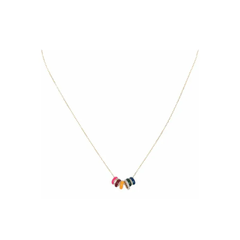 Adina Reyter Enamel Necklaces Women's Gold-0