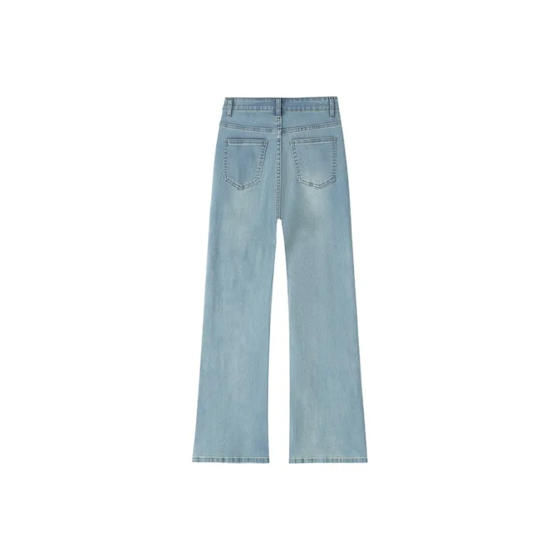 LUYOUYE Jeans Women's Light Blue-1