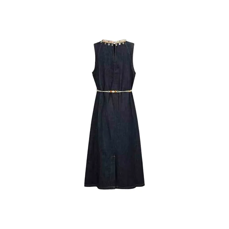 KEAB Sleeveless Dresses Women's Dark Blue-1