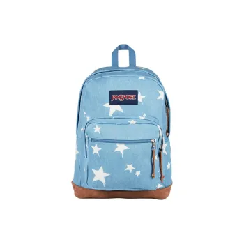 JanSport Suede Backpack Unisex Sky Blue