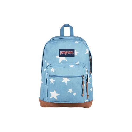 Wouf Suede Backpack Unisex Sky Blue