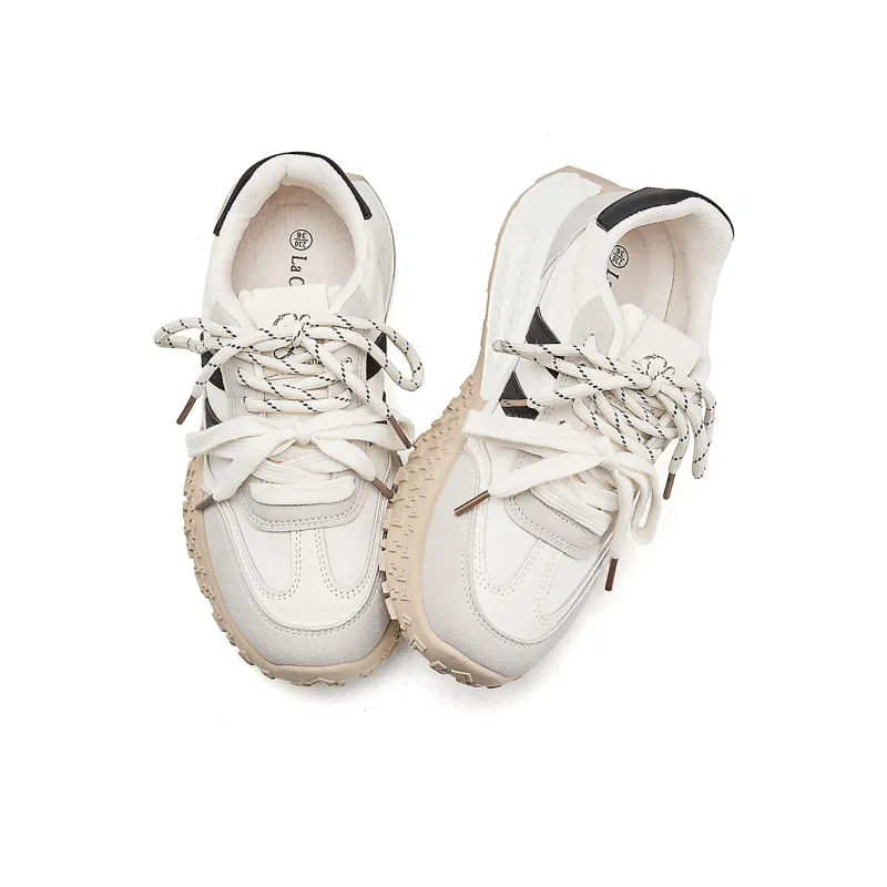 La Chapelle Height Increasing Wear-Resistant Low-Top Casual Shoes Women's-14