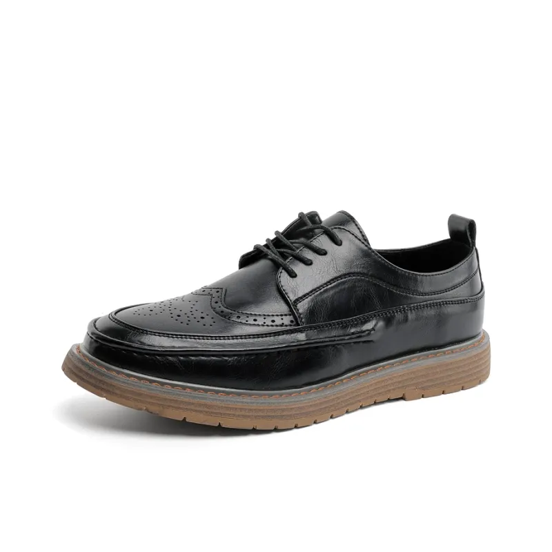 Chi Wolf Casual Shoes Men's Black-1
