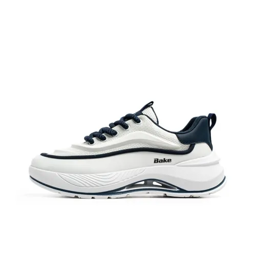 BAKE Breathable Height Increase Low Top Skateboard Shoes Men's