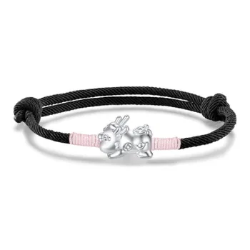 QUIET LOVE Alloy Rope Bracelets Unisex