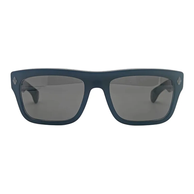 Chrome Hearts Acetate Square Sunglasses Men's Blue-2