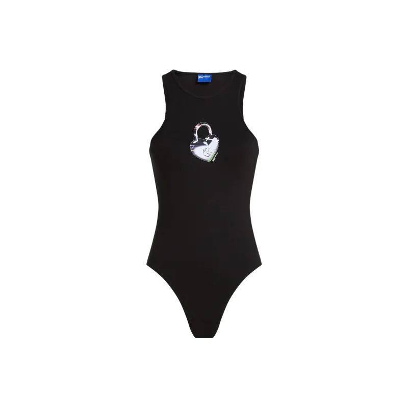 KARL LAGERFELD / Karl Lagerfeld Jeans Love Unlocked Bodysuit-0