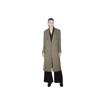 URBAN REVIVO Coats Women's Khaki