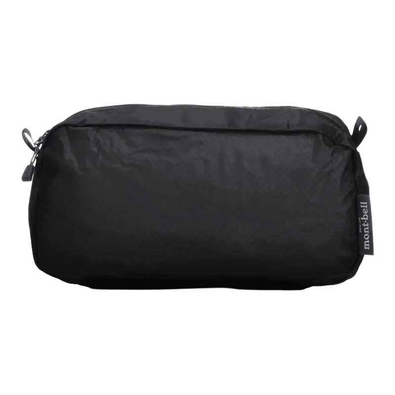 MONTBELL Nylon Makeup Bag Medium Size Unisex Black-1