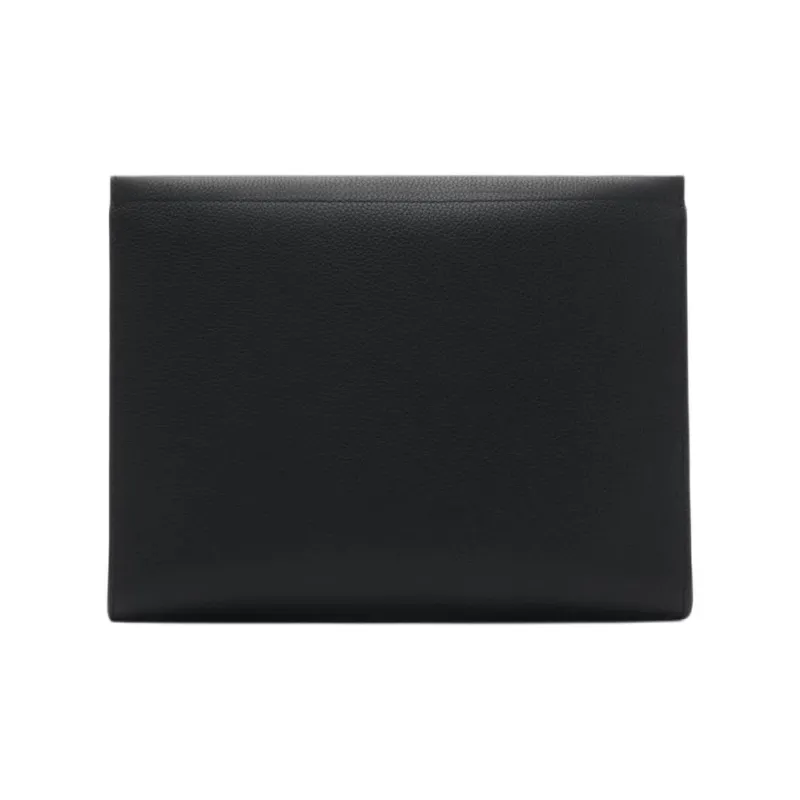 Burberry Cow Leather Clutch Men's Black-2