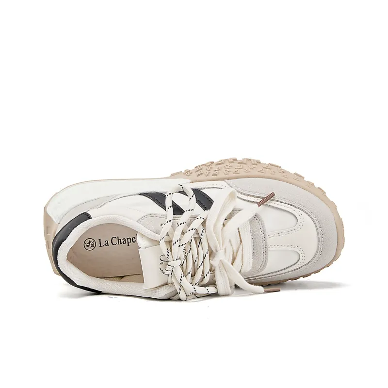 La Chapelle Height Increasing Wear-Resistant Low-Top Casual Shoes Women's-16