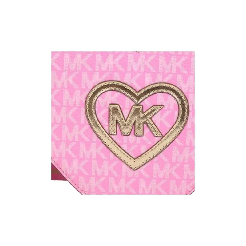MICHAEL KORS Polyester Heart-Shaped Bag Crossbody Bag Shoulder Bag Kids' Rose Pink-3