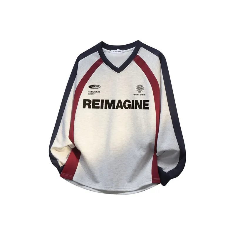 YOSICIL Polo Shirt Unisex White Heather Gray & Navy Blue & Burgundy-0